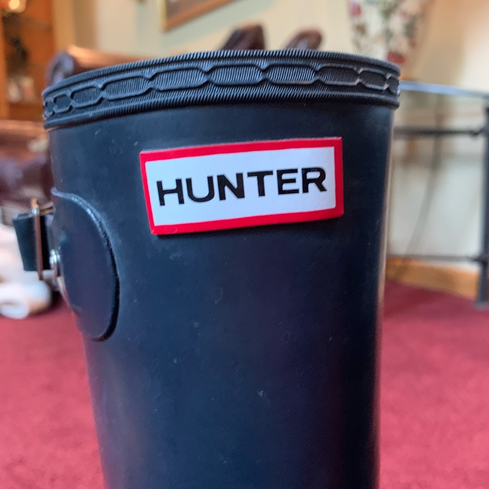 Navy Hunter Boots